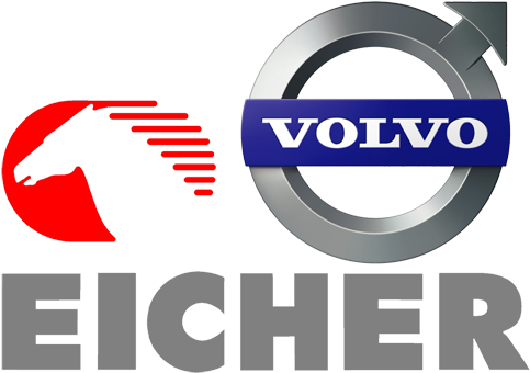 Volvo Eicher Logo Png (640x360), Png Download