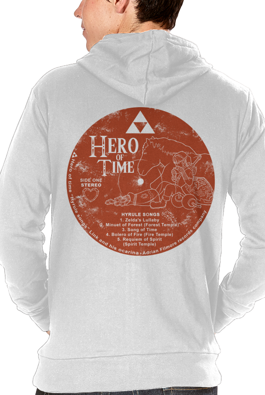 Hyrule Songs Lp - Sweatshirt (538x800), Png Download
