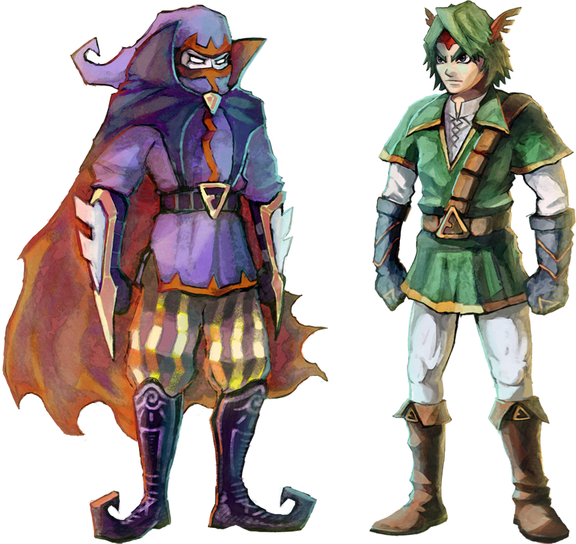 Ura Zelda Map Documentation - Majora's Mask Link Concept Art (828x783), Png Download