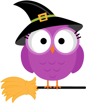 Image Freeuse Library Spider At Getdrawings Com For - Owl With Witch Hat (432x425), Png Download