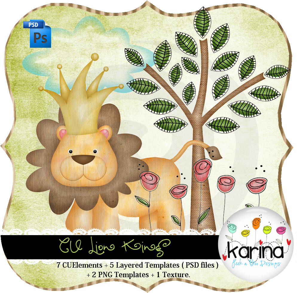 Lion King Layered Template By Peek A Boo Designs - Cafepress I Am Fearfully And Wonderfully Made Throw (1000x1000), Png Download