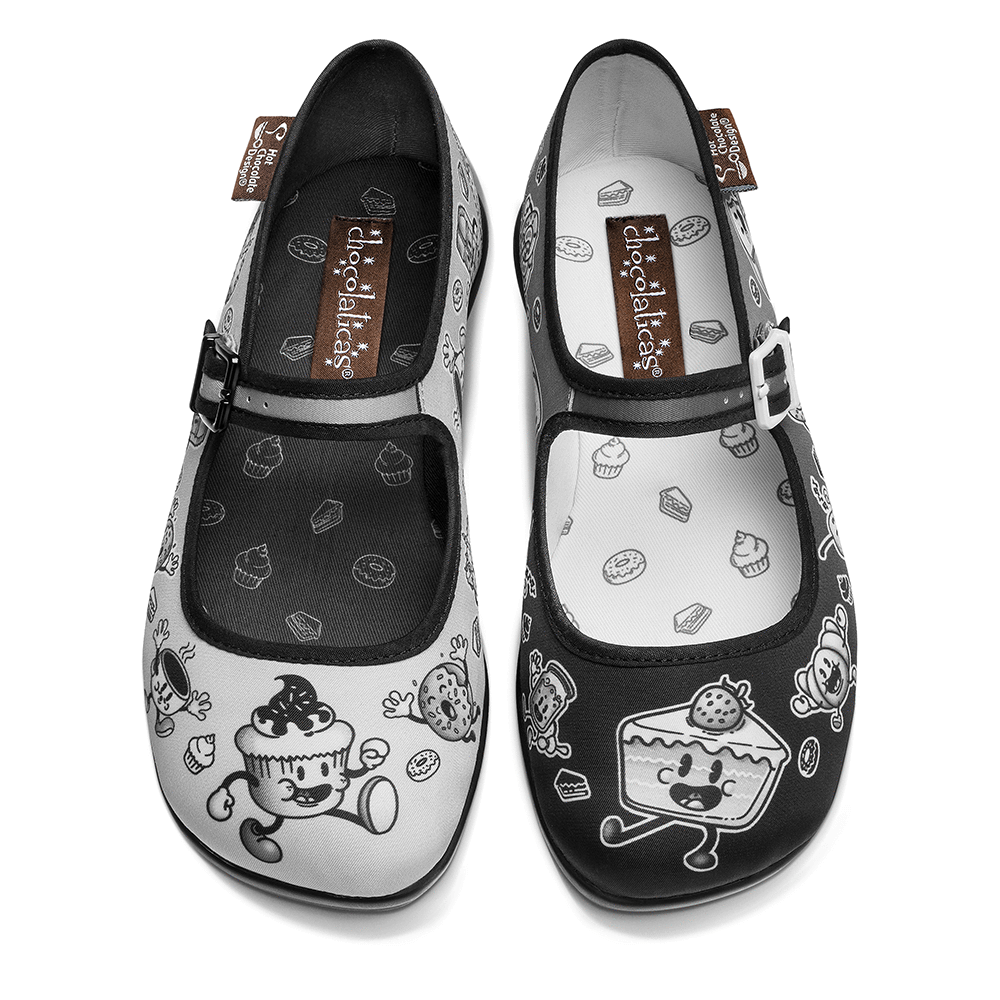 Chocolaticas® Cartoon Women's Mary Jane Flat - Chocolaticas Cartoon (1000x1000), Png Download