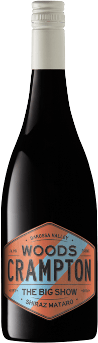 Woods Crampton Coloured Label Big Show Shiraz Mataro - Woods Crampton White Label Barossa Valley Shiraz 2015 (350x700), Png Download