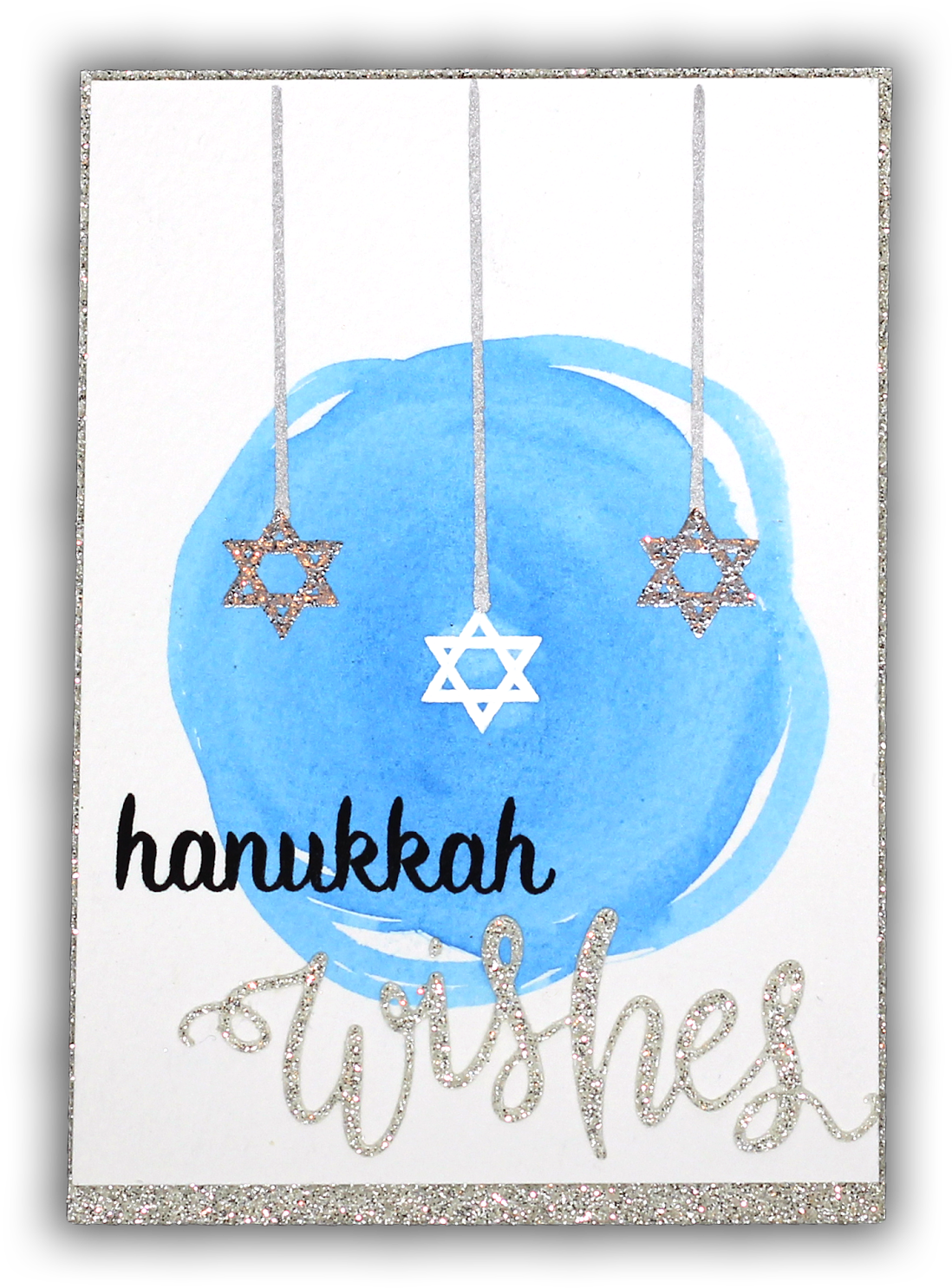 Hero Arts Hanukkah Wishes Card By Understand Blue - Emblem (1275x1600), Png Download