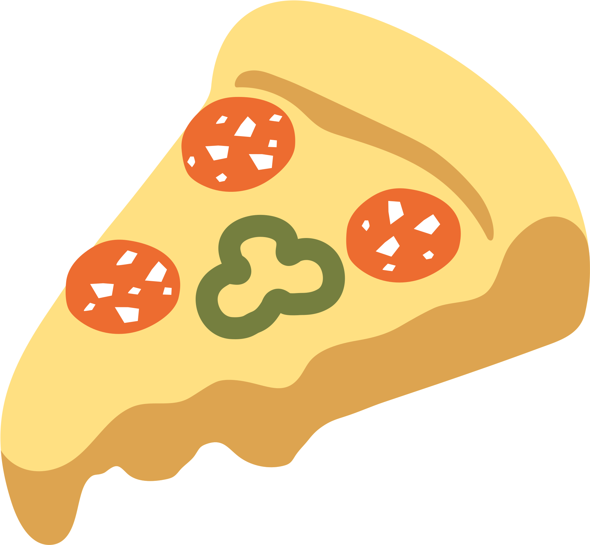 Open - Emoji Pizza (2000x2000), Png Download