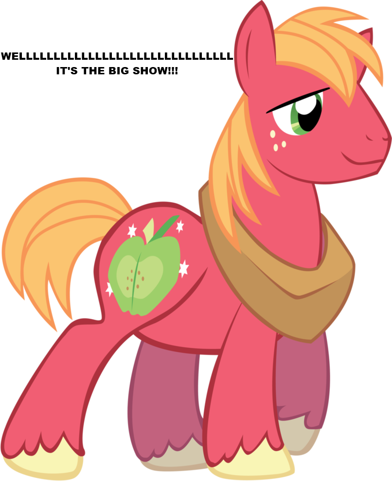 Big Macintosh, Big Show, Earth Pony, Male, Pony, Safe, - My Little Pony Big Macintosh (806x990), Png Download