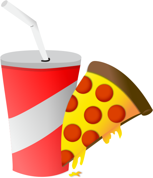 Drink & Pizza - Emoji (640x640), Png Download