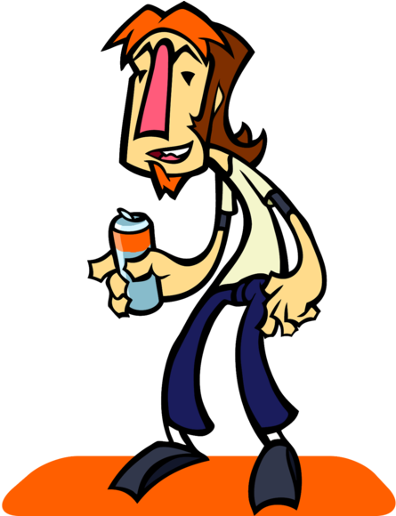 Jim Gen - Pizza Party Podcast Characters (500x579), Png Download