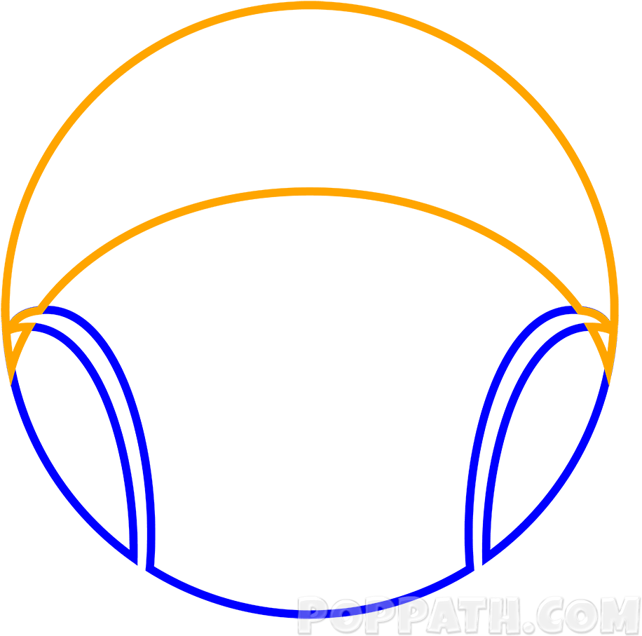 Add A Curve At The Top Portion Of The Circle - Horizon Observatory (1000x1000), Png Download