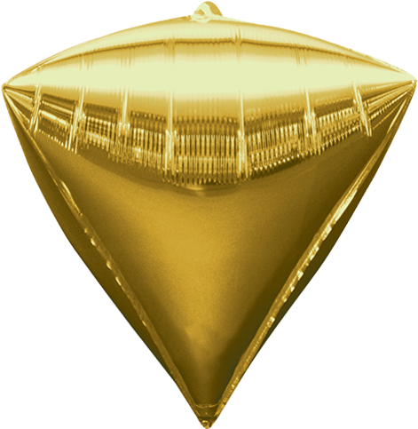 Gold Diamondz Balloon - 16" Diamondz Gold - Mylar Balloons Foil (500x500), Png Download