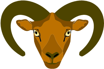 Free - Goat - Horn (500x500), Png Download