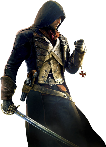 Download - Assassins Creed Unity Arno (437x600), Png Download