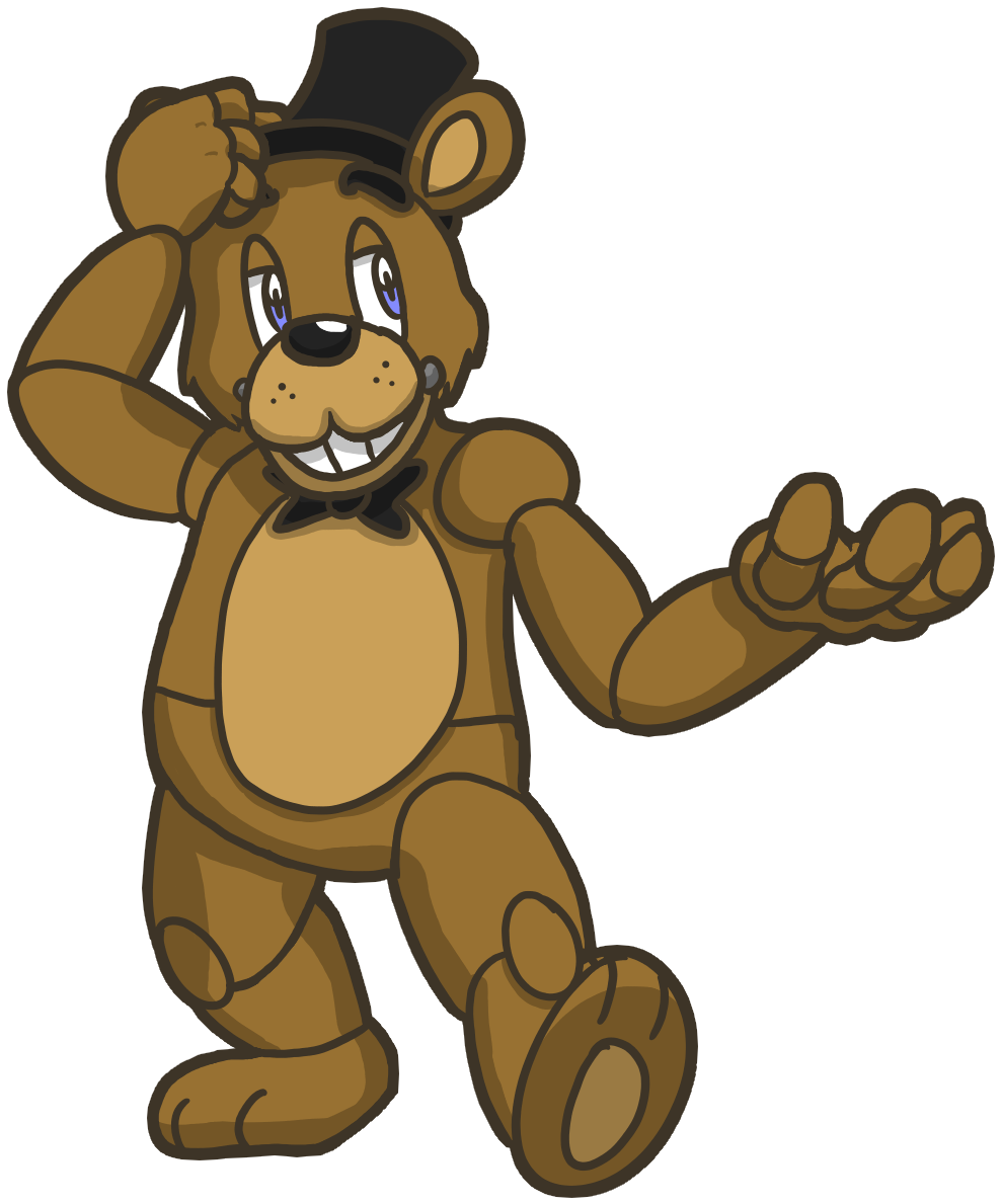 Freddy Fazbear - Fnaf Freddy Clip Art (1100x1280), Png Download