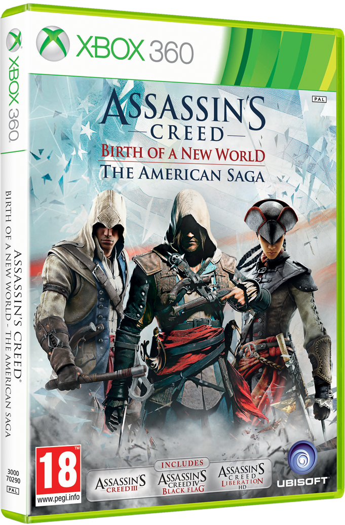 Birth Of A New World Compiles Assassin's Creed 3, 4 - Assassins Creed Collection Pc (764x1200), Png Download