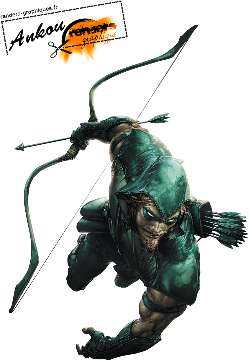 Pin By Jake Styrczula On Injustice - Green Arrow Comic Png (900x1366), Png Download