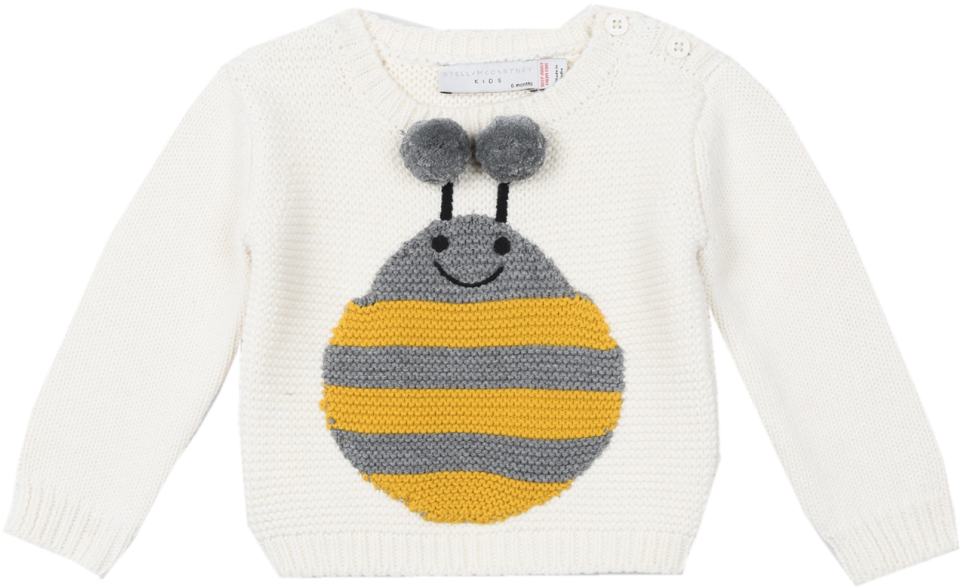 Stella Mccartney Kids Thumper Baby Jumper Bee - Baby Jumper (960x720), Png Download