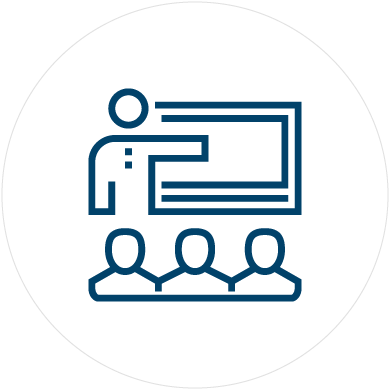 Live Classroom Training - Seminar Svg (400x400), Png Download