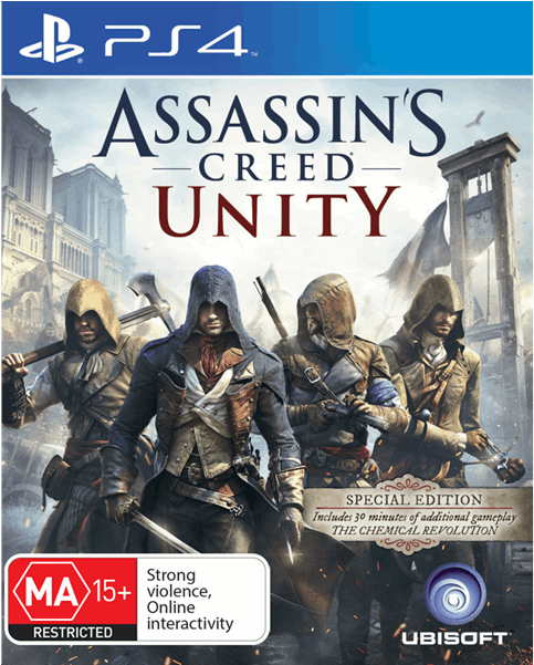 Assassins Creed Unity (playstation 4) (600x600), Png Download