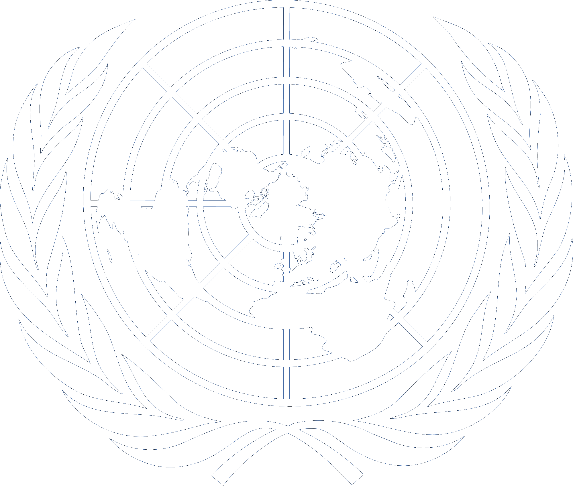 Download United Nations United Nations Logo White Transparent PNG 
