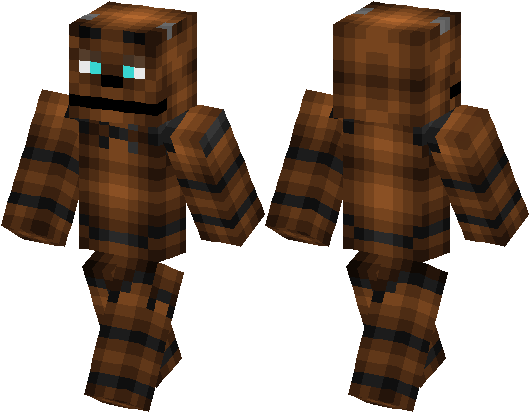 Herobrine Zombie Minecraft Skin (528x418), Png Download