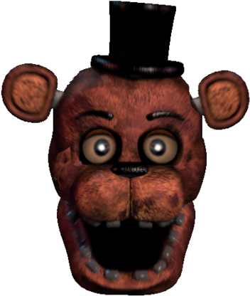 Graphic Library Head Transparent Freddy Fazbear - Fnaf Golden Freddy Head (900x675), Png Download