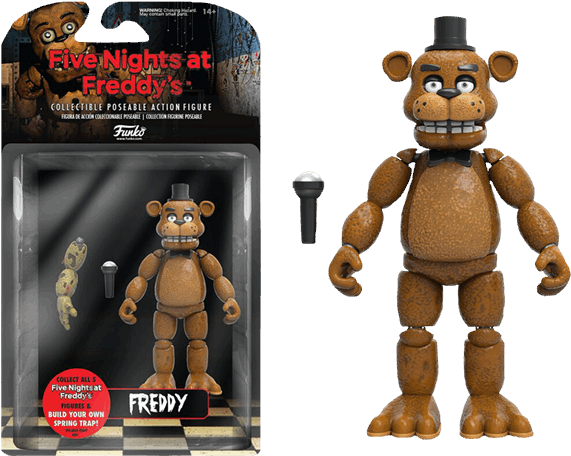 Five Nights At Freddy's - Fnaf Freddy Action Figure (600x600), Png Download