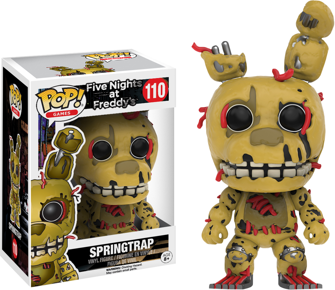 Five - Springtrap Funko (1098x951), Png Download