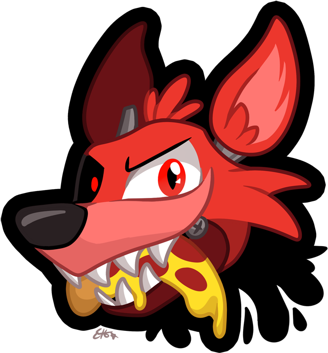 Foxy Nights At Freddy's By Oemilythepenguino - Foxy Five Nights At Freddy's Fan Art (800x800), Png Download