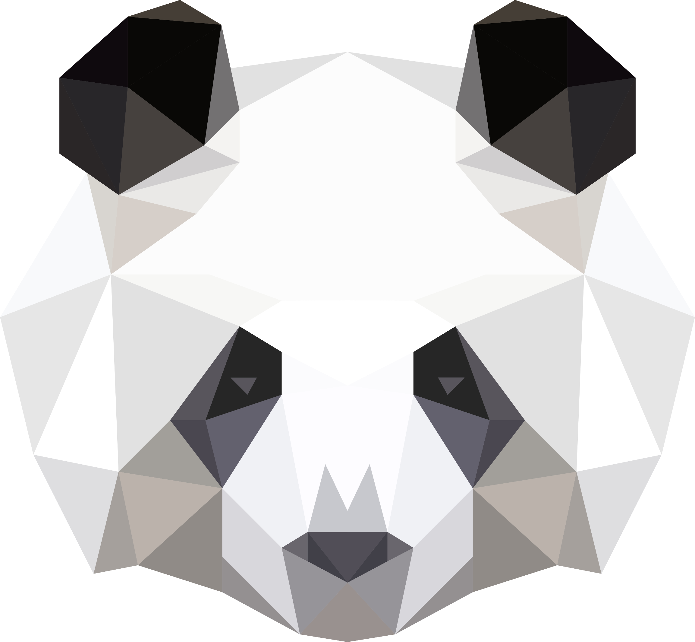 Big Image - Panda Png (2306x2128), Png Download
