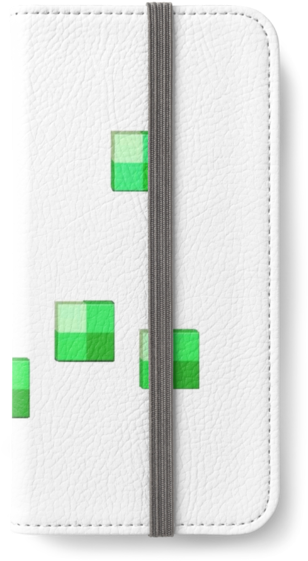 Minecraft Emerald Ore - Wallet (500x761), Png Download