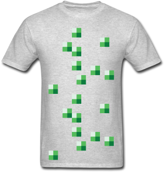 Minecraft Emerald Blocks T-shirt Minecraft Stuff, Sandbox, - Poker King T Shirt (378x378), Png Download