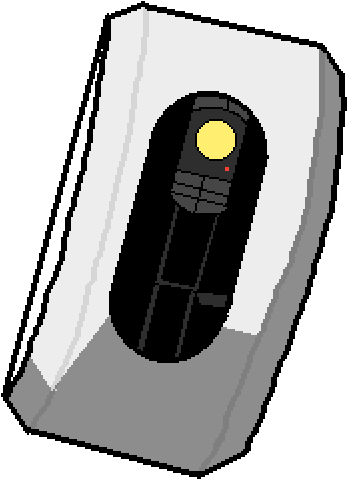 Glados Wip - Feature Phone (1400x1400), Png Download