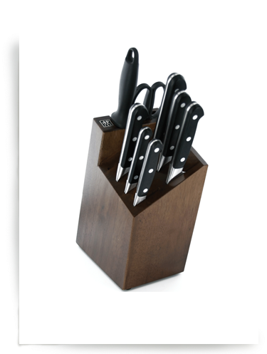 Knife Block Set - Zwilling J.a. Henckels Pro 9 Piece Block Set - 38430-000 (400x510), Png Download