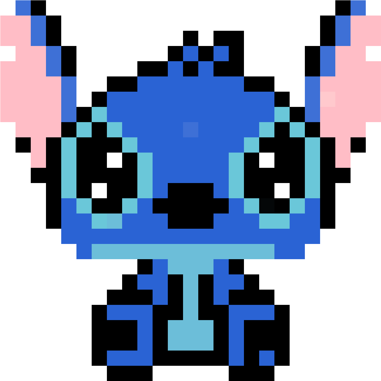 Snitch - Pixel Art Stitch (1400x1700), Png Download