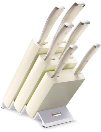 Knife Block - - Wusthof Classic Ikon 6 Pc. Knife Block Set (350x436), Png Download