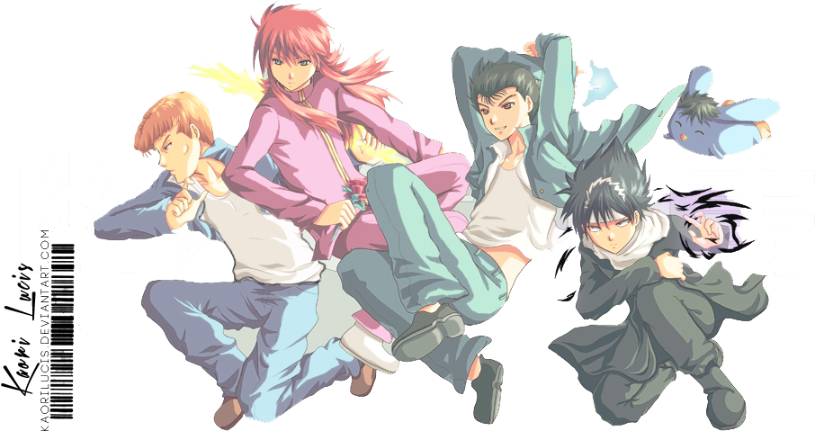 Yu Yu Hakusho Render 11 [fanart] By Kaorilucis - Yu Yu Hakusho Characters Fanart (945x510), Png Download