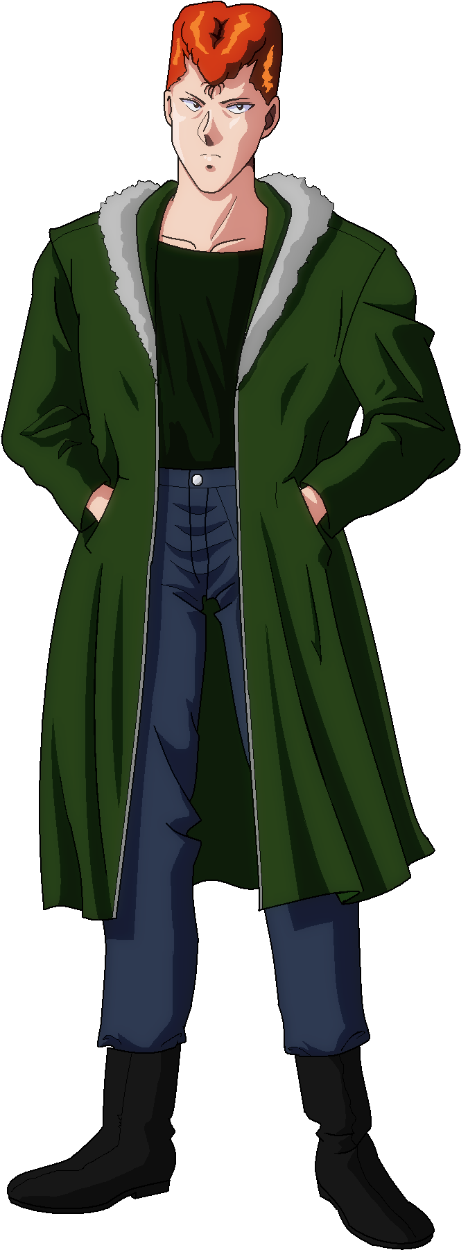 I'm Miranda & I Love Yu Yu Hakusho My Main Blog Tracked - Yu Yu Hakusho Kuwabara Png (1034x1838), Png Download