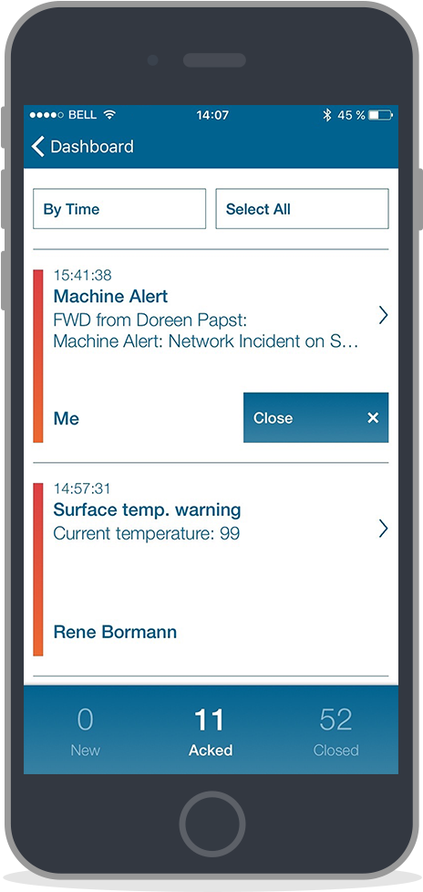 Scom Alert Notifications Via Mobile App - Mobile App (1000x1000), Png Download