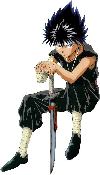 Hiei - Hiei Yu Yu Hakusho (452x737), Png Download