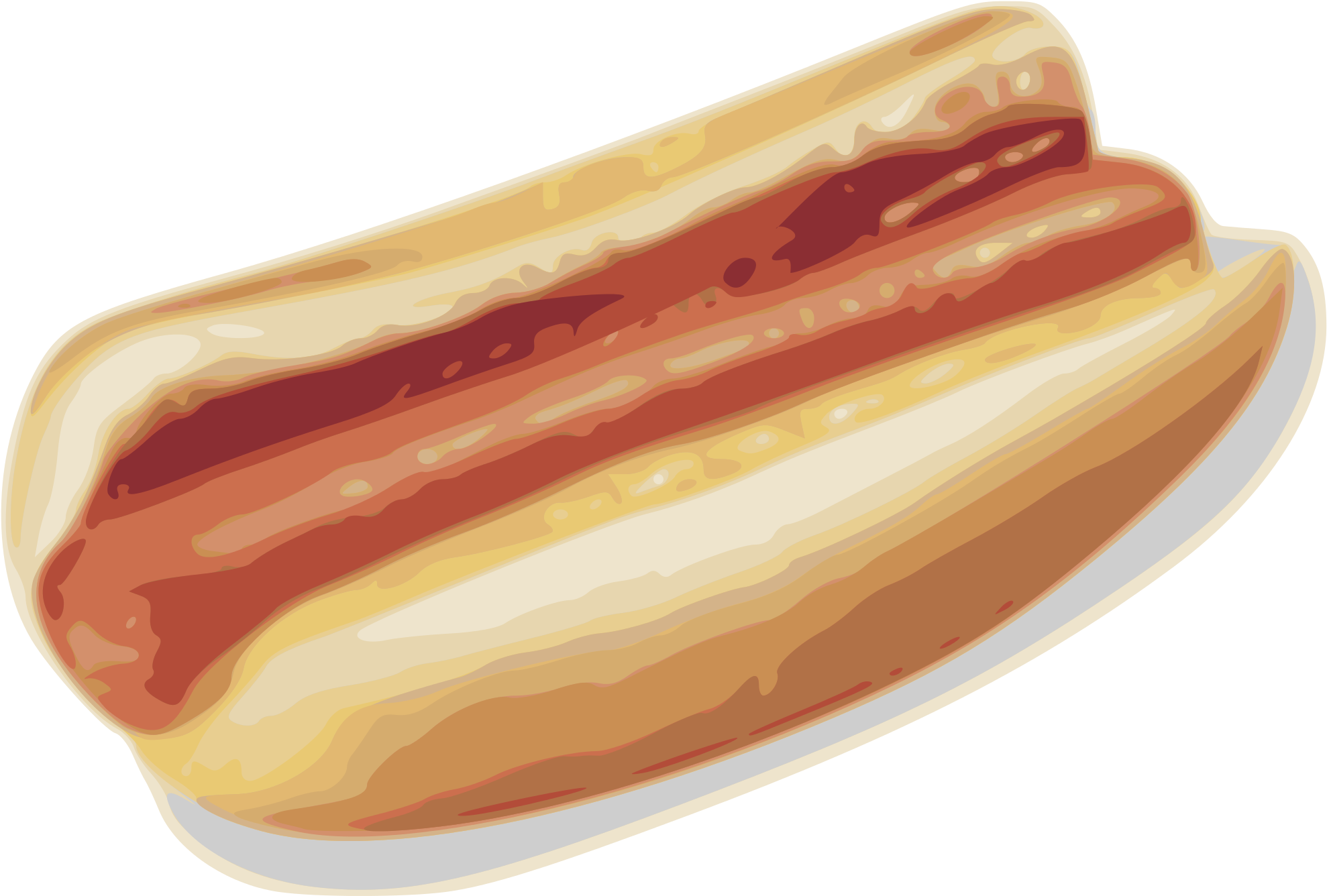 Open - Hot Dog Transparent Background (2000x1356), Png Download