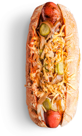 Nosso Cardápio - Chicago-style Hot Dog (311x517), Png Download