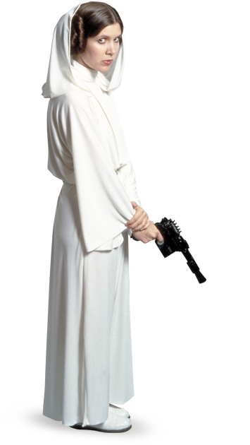 Princess Leia Render - Star Wars (355x630), Png Download