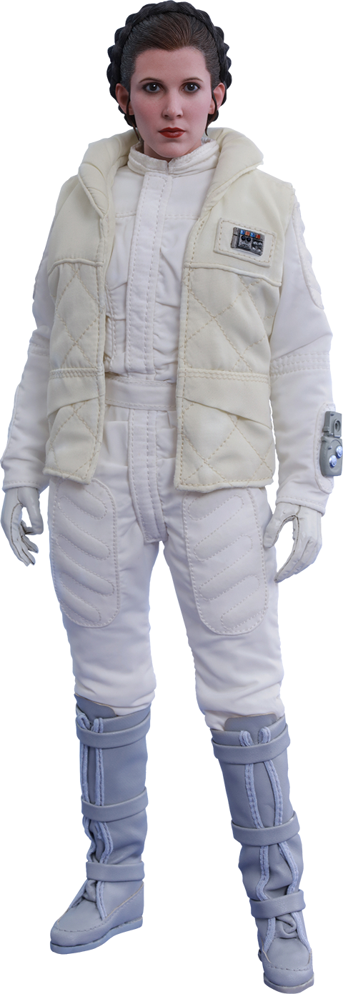 Hot Toys Princess Leia Sixth Scale Figure - Princess Leia (480x1391), Png Download