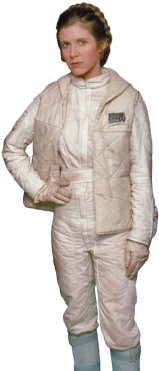 Princess Leia Leather Waistcoat - Princess Leia Star Wars Png (400x400), Png Download