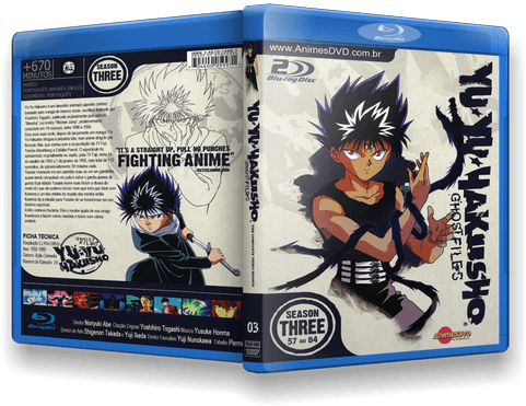 Yu Yu Hakusho Completo Blu Ray - Yu Yu Hakusho: Season 3 [us-version] Dvd (511x384), Png Download