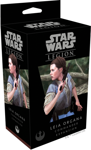 Princess Leia Organa Commander Expansion - Star Wars Legion Leia Organa (300x490), Png Download