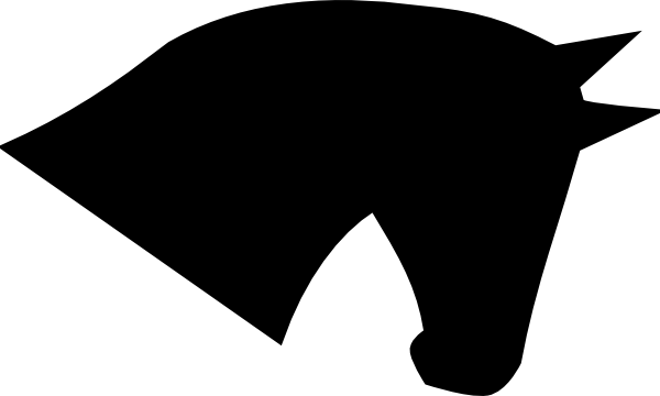 Black Horse Clip Art - Clip Art (600x360), Png Download