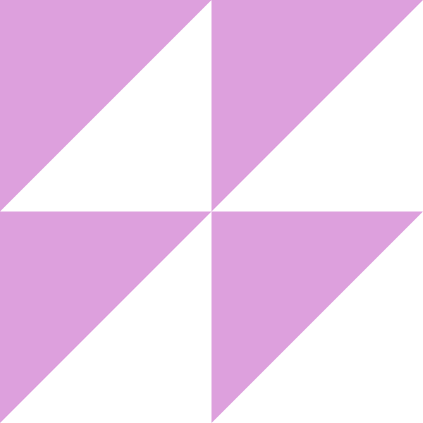 Free Vector Triangle Squares 2 Pattern Clip Art - Patterns Of Triangle And Squares (600x600), Png Download