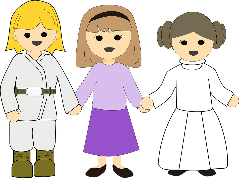 Star Wars Kids Clip Art (640x478), Png Download