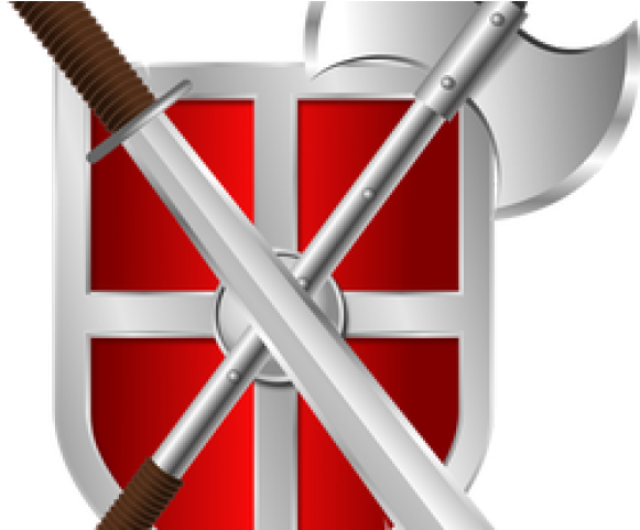 Sword Shield Axe (640x480), Png Download